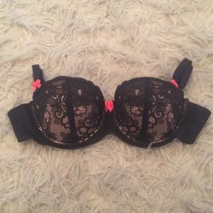 AdoreMe Black & Tan Bra 34B (Gently Used)